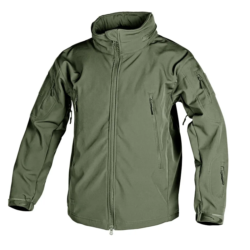 2024 Camouflage M65 Soft Shell Sharkskin Hiking Hunting Tactical Uniform Jacket