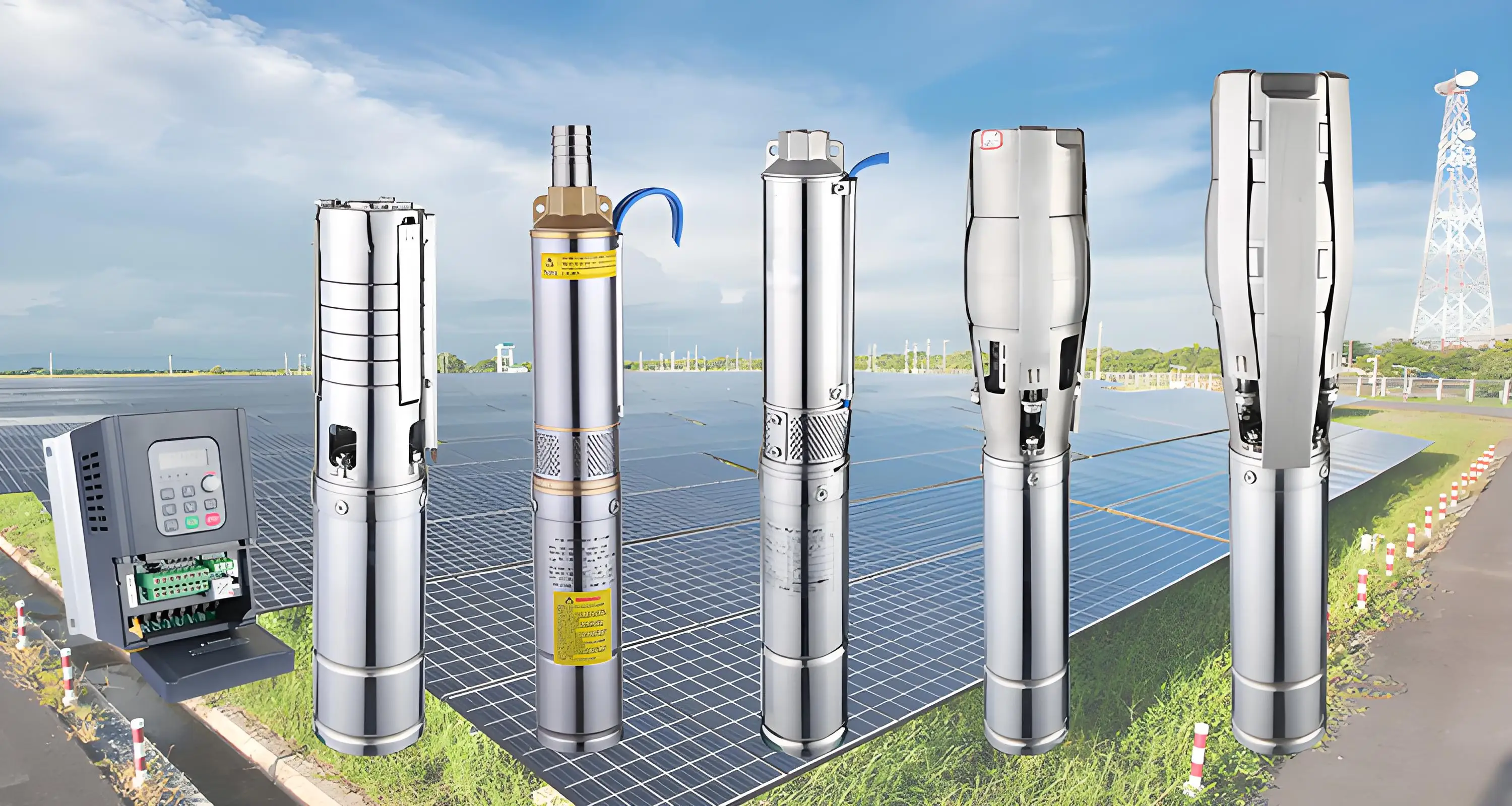 Ac dc Солнечный водяной насос 3hp гибридный солнечный в комплекте с панелями