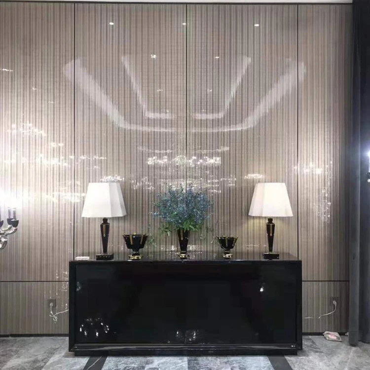 New decorative material panel for wall background