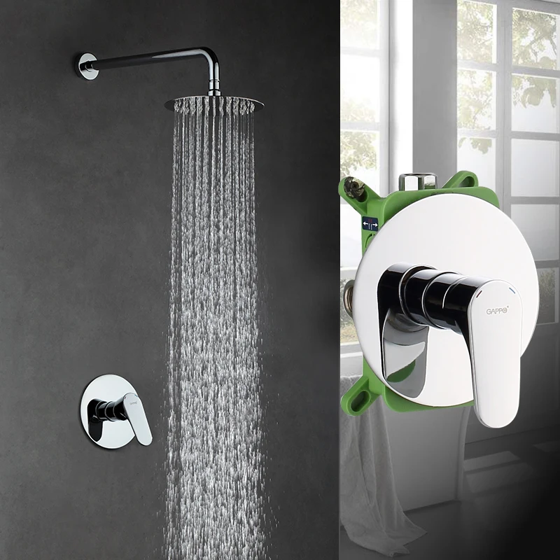 
Manufacturers Brass Bathroom Shower Faucet Set 