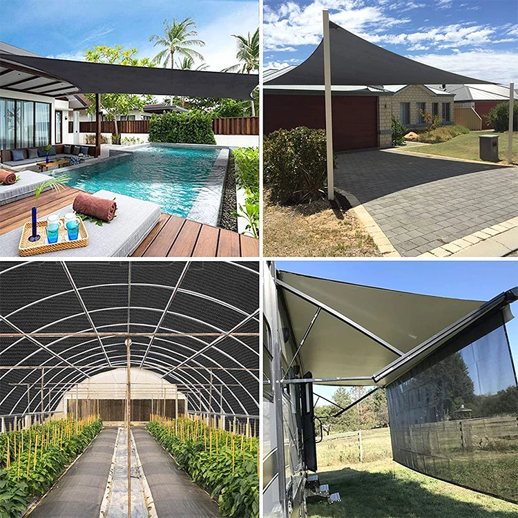 AGRICULTURE malla sombra 95% wedding shade cloth HDPE GREENHOUSE GARDEN square mash shade net