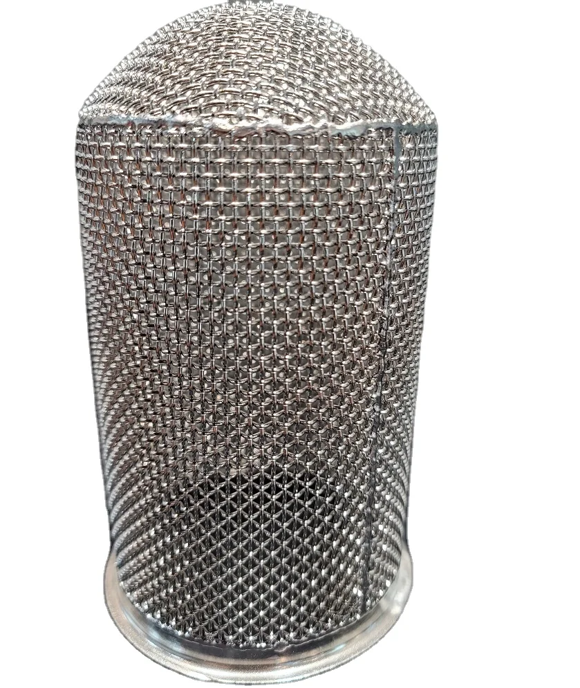 Stainless Steel Wire Mesh Cartridge Element Colander Strainer Basket Filter