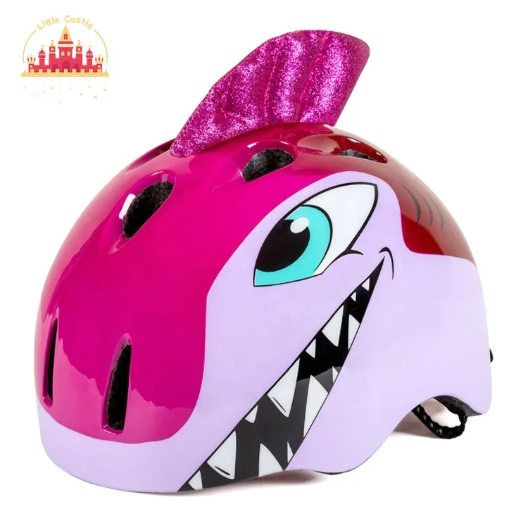 2023 Wholesale Riding Skating Protective Gear Cartoon Shark Helmet For Kids SL01D076