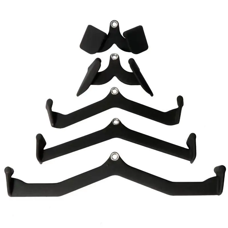 2021 Home Gym Fitness Grip Handle Cable Attachment Pull Up Bar Rowing handle,Equipment Accessories 5pcs sets