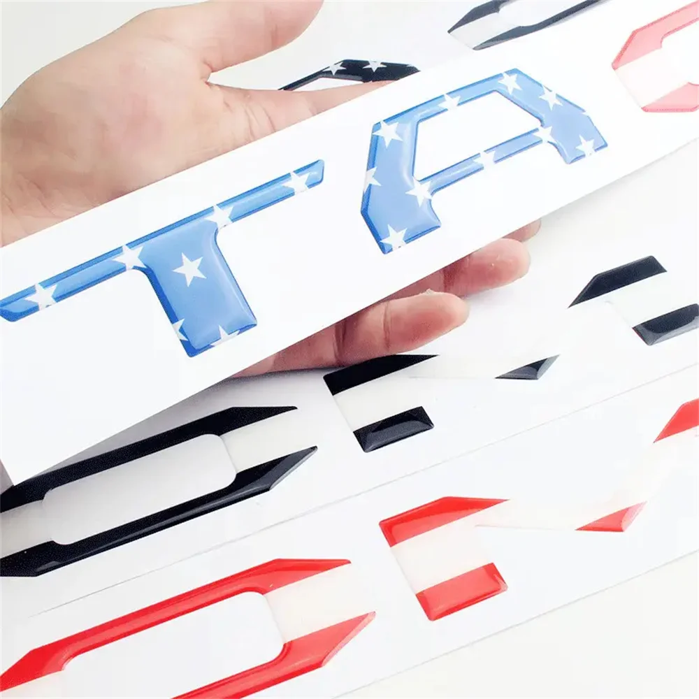 Car Tailgate Letters Name Plate Inserts Custom Badge Emblem Sticker Decal Made by vinyl epoxy resin