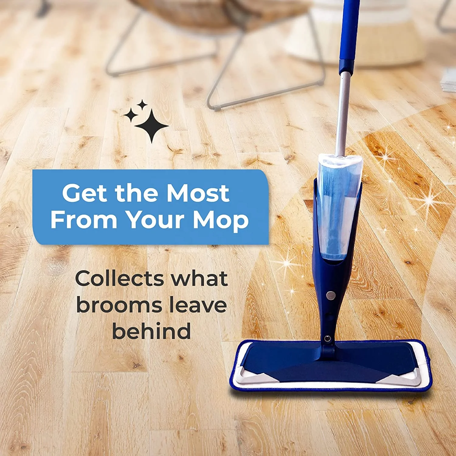 Compatible with Bona Customizable Commercial Use Quick Connect Aluminum Flat Mop Pads Reusable House Floor Dust Mop