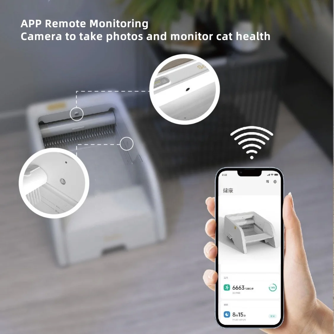 Customizable New Design Semi Open Self-cleaning Litter Box Infrared Sensing Delayed Cleanup Automatic Cat Litter Box
