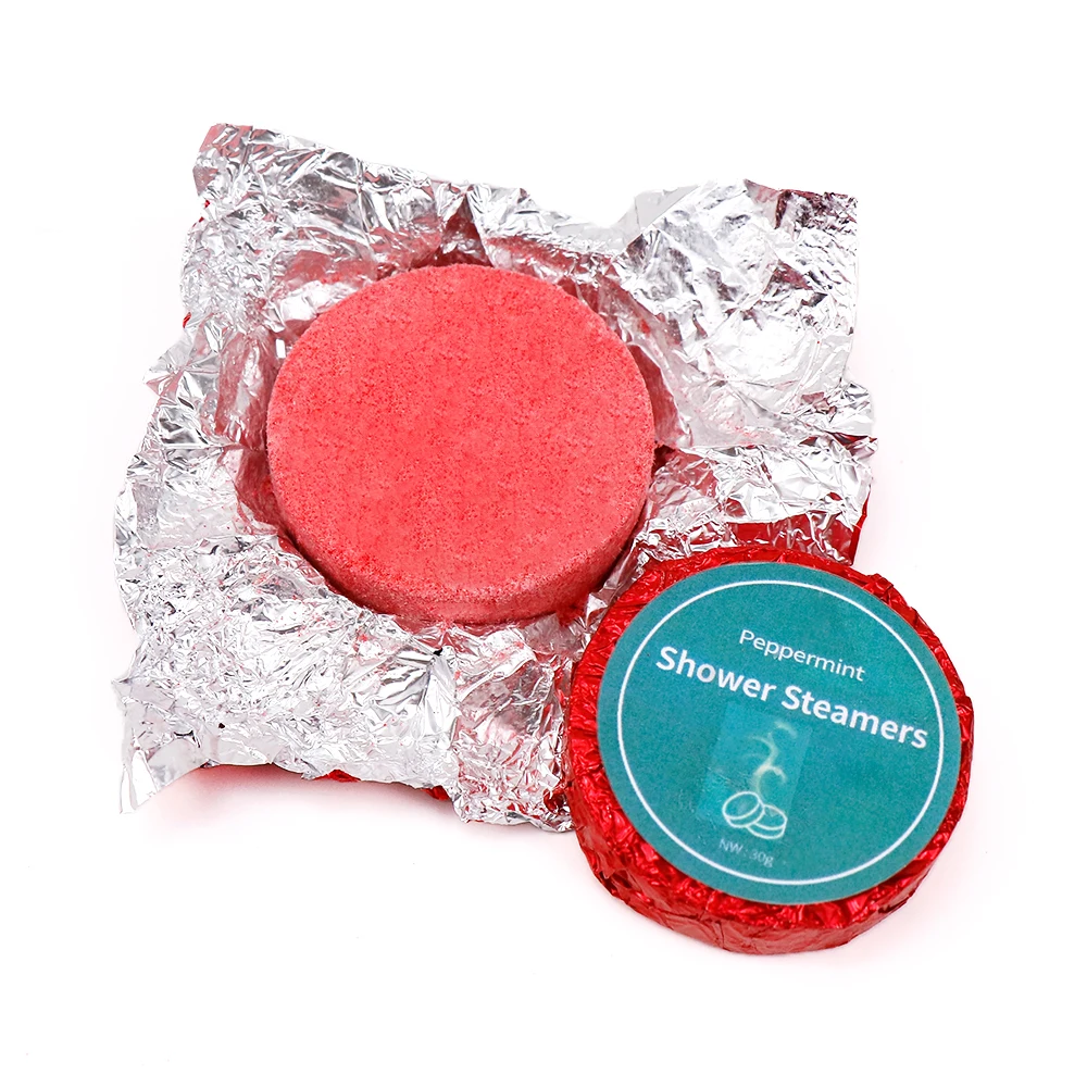 Customized OEM aromatherapy shower steamer with variety of flavors shower steamer aromatherapy essential oil