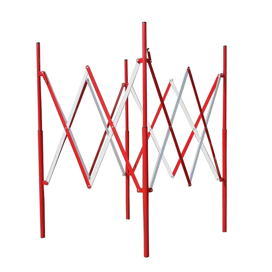 height 115cm metal road traffic construction site temporary folding security gate