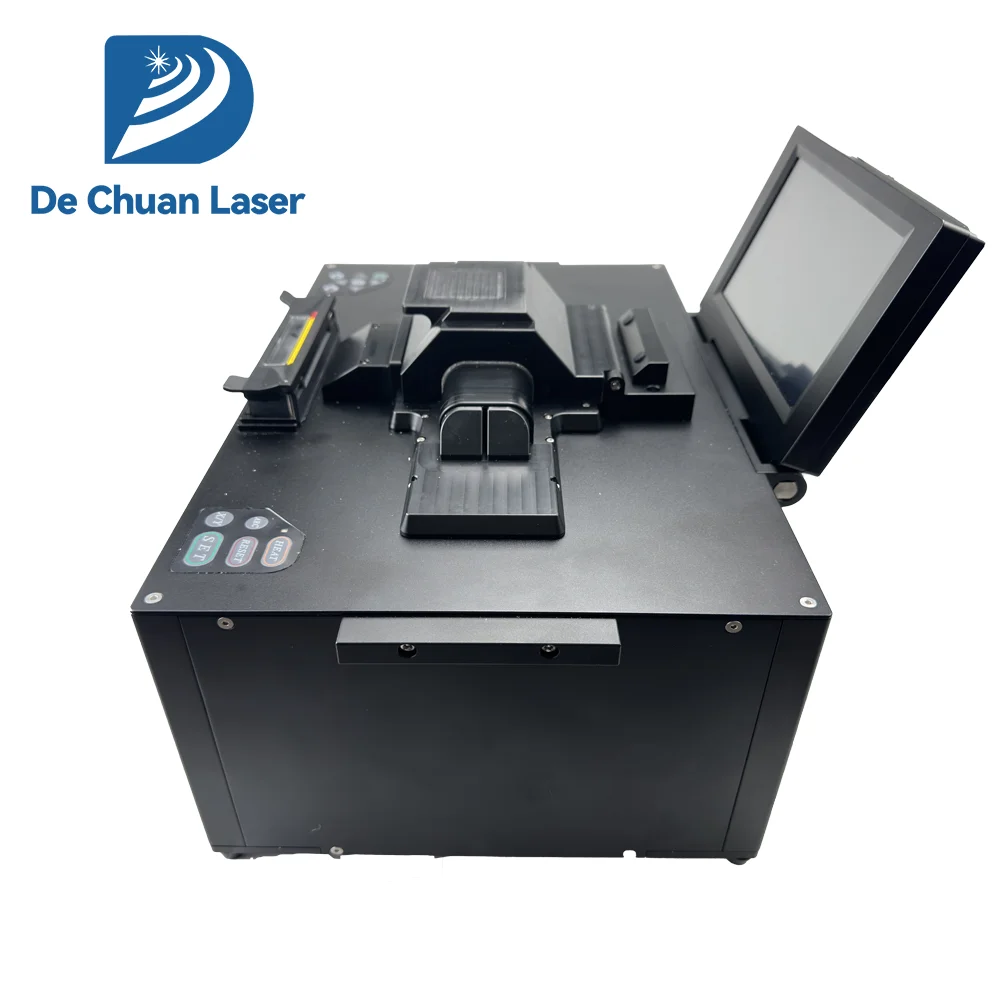 Big Diameter 50um 75um 100um 125um 150um 200um Cladding Fiber Fusion Splicer Machine For Fiber Laser Cutting Machine Repairs