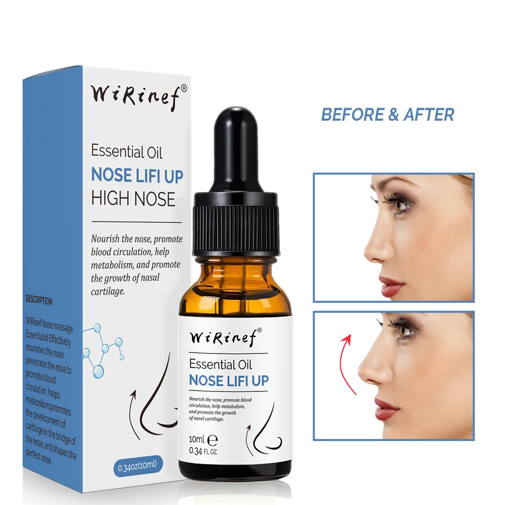 Hot Sale Nose Beautiful Essential Oil Shaping a beautiful nose Care Remodeling oil Lift Magic Essence Cream 10ml