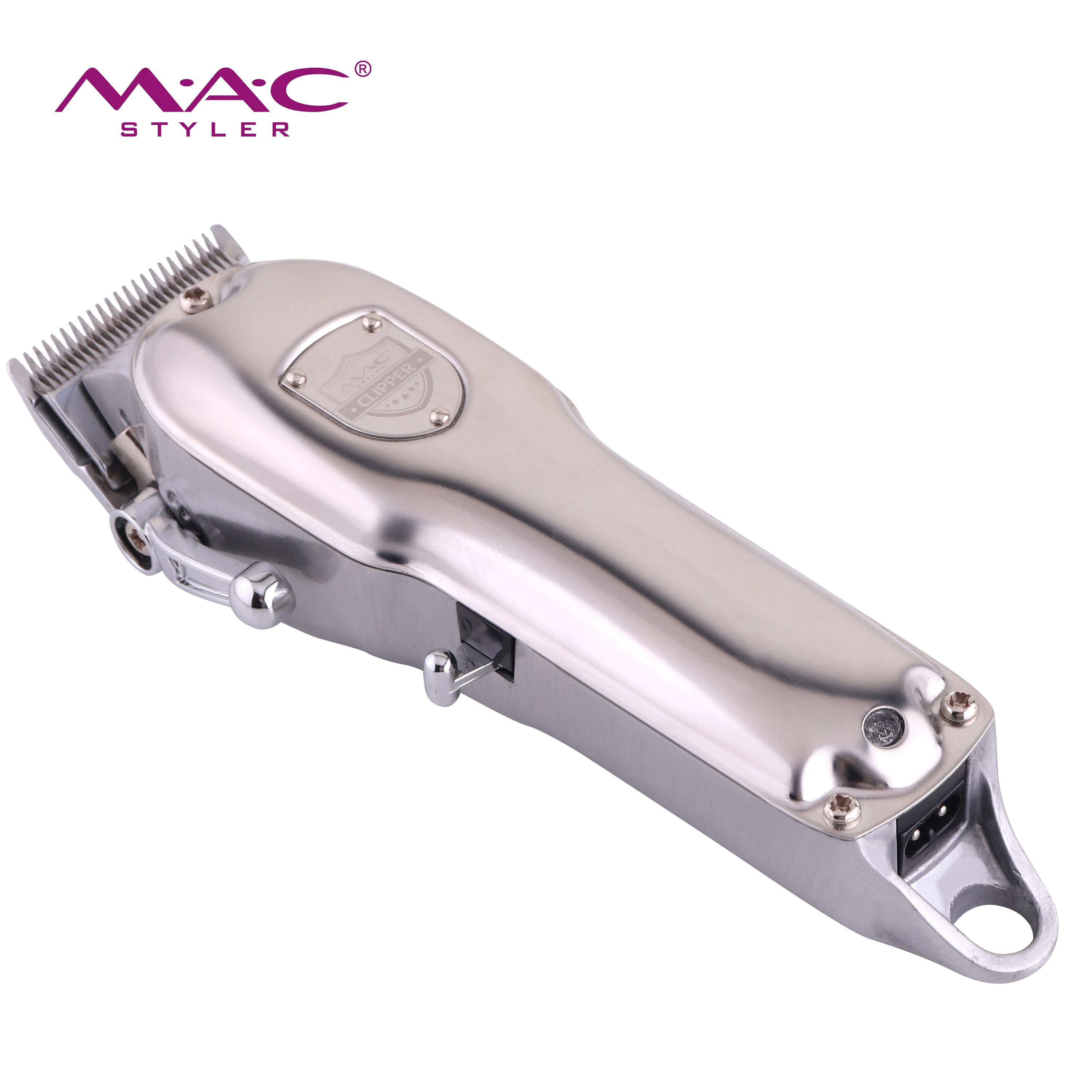 2024 Wholesale portable rechargeable high quality all metal material salon professional hair clipper
