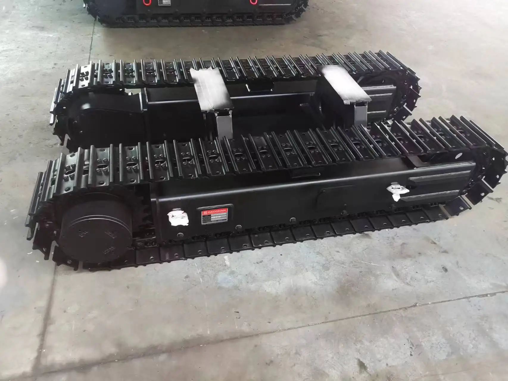 New Steel Track Chassis Undercarriage With Customized For 6ton Mining Construction Machinery Chassis Parts