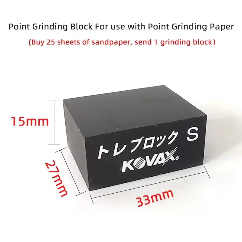 25PC 1set 800Grit KOVAX Hand Sanding Block Back-up for Sandpaper Sanding Discs Holder for car paint Manual Polishing