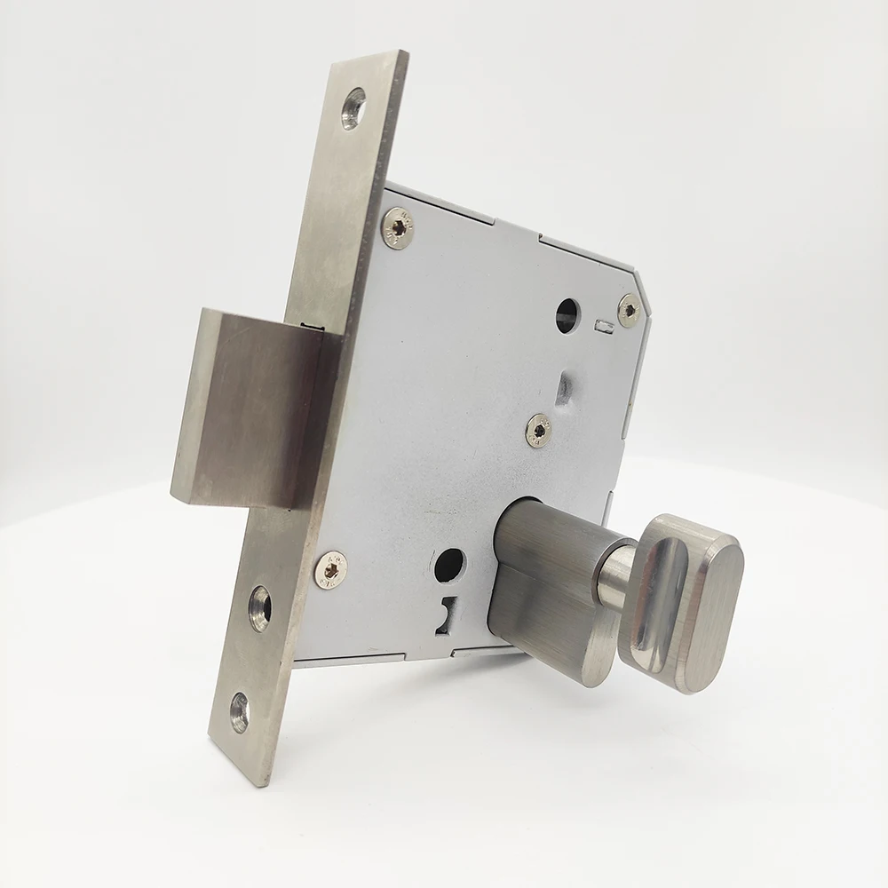 60mm backset single bolt 304 stainless steel mortise lock entrance door lock