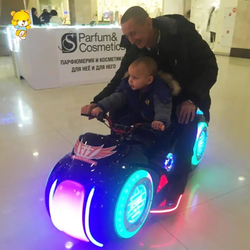 2019 popular playground Amusement Park future motorcycle battery power Parent Kids electric kids ride on car