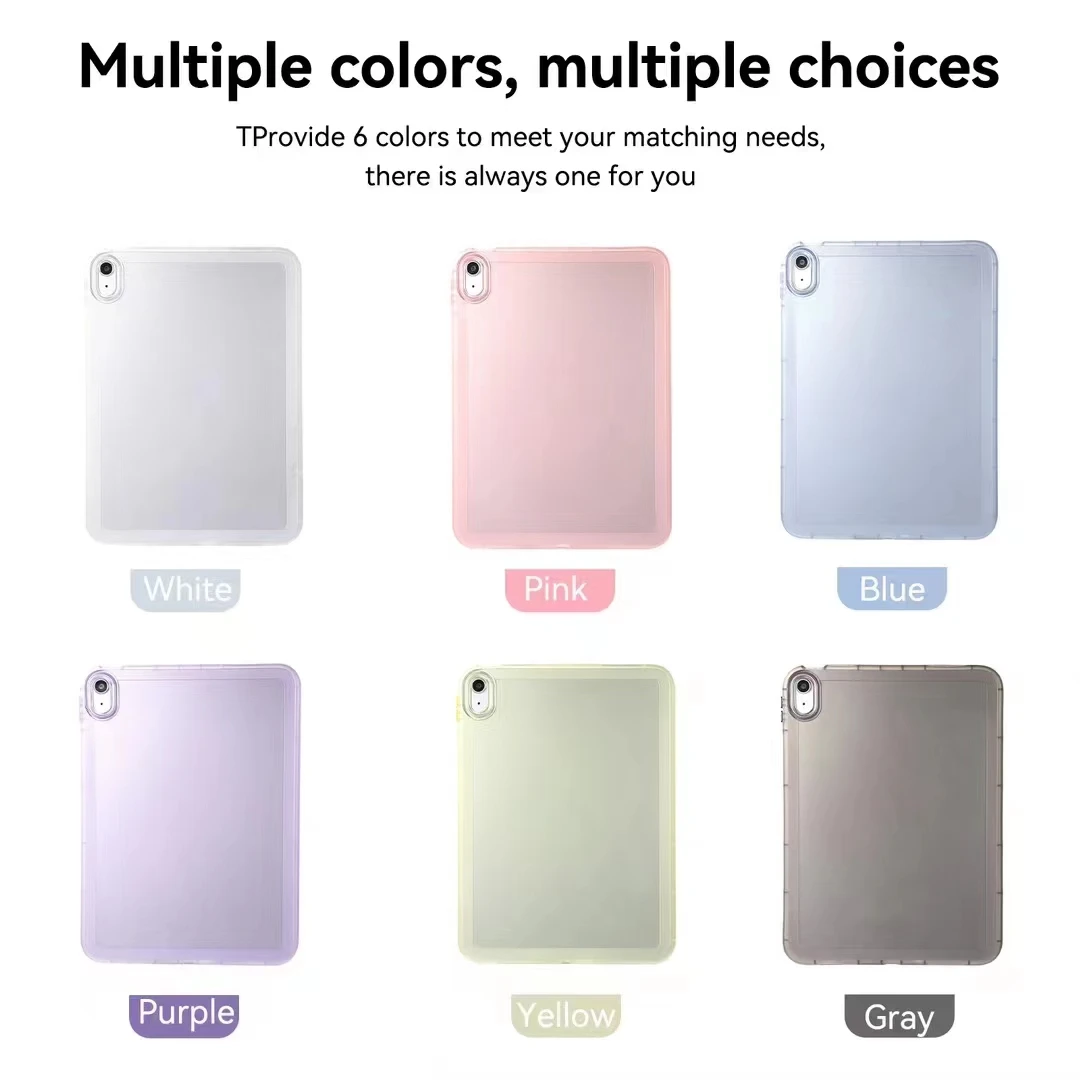 Clear Color TPU Silicone Soft Back Gel Case for iPad Xiaomi Samsung Tab Redmi