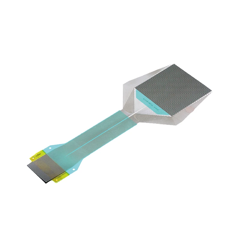 Flexible array pressure resistance distribution high-density thin-film sensor 44x44