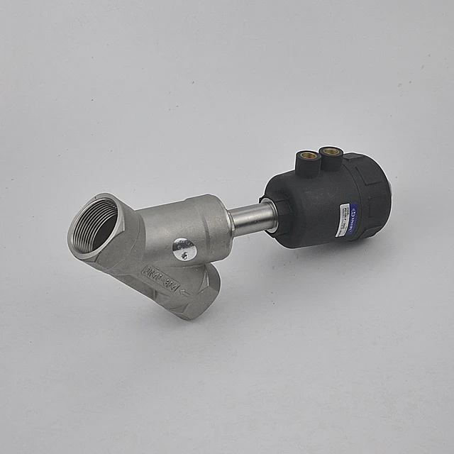 Air Control Angle 2/2 WAY Piston-operated Angle-seat Valves For Neutral And Aggressive Liquids And Gases