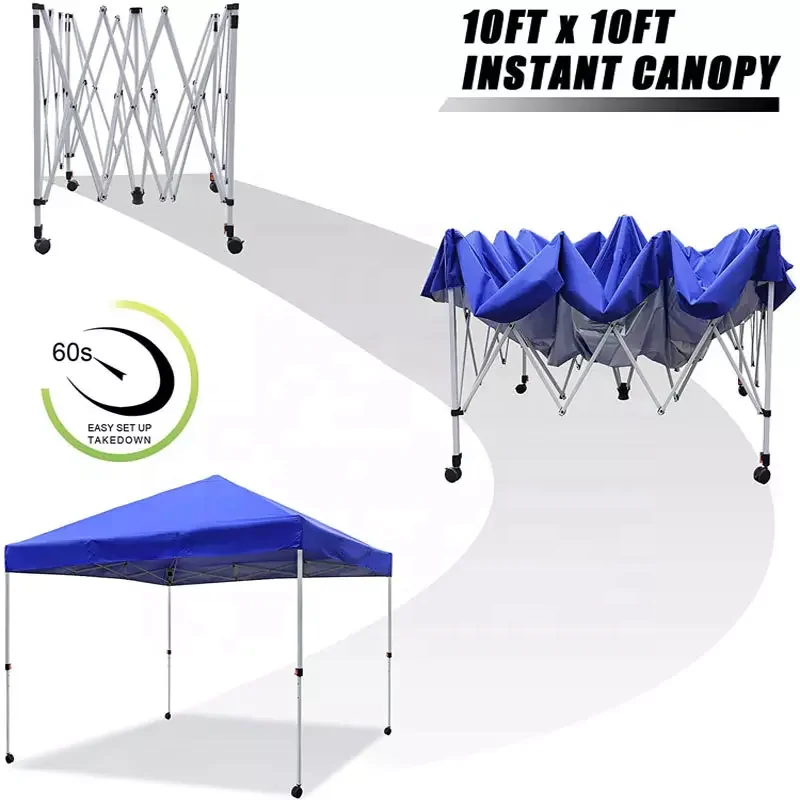 Awning Marquee Gazebo Canopy Trade Show Tent Instant Custom Easy Ez up Event 10x10 3X3 Pop up Aluminium Folding Pdyear Outdoor