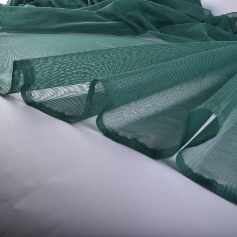 wholesale 100% polyester 50gsm tulle stiff tulle polyester mesh fabric for wedding dress and dance wear