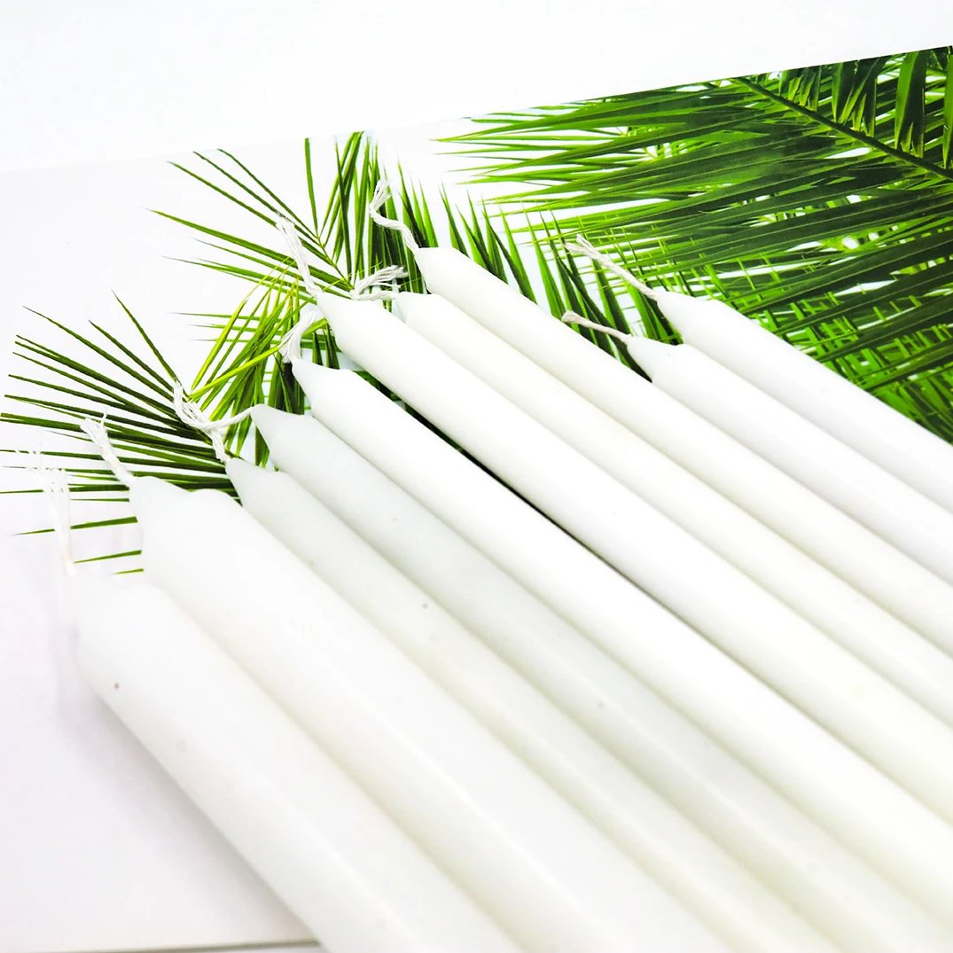 Long Life unscented colored glass jar soy pillar candles