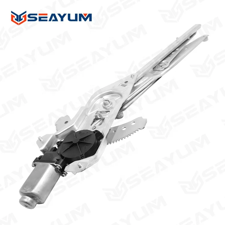 SEAYUM Window Regulator with Motor 2 PIN For Nissan Kubistar 03-09 7700303543 8070100QAN 7700303553 8070000QAN