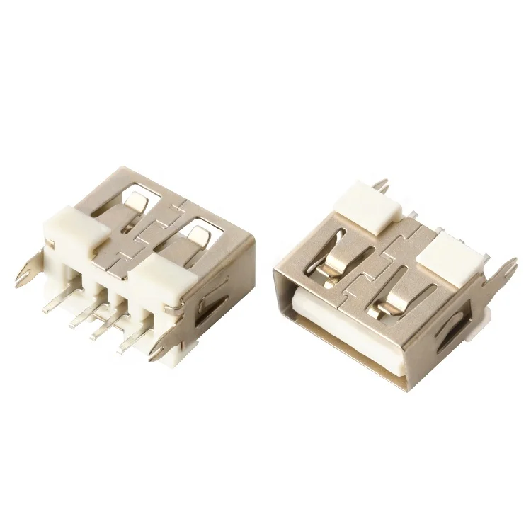 USB 2.0 AF 180 usb connector female 10.0mm type-a female  usb connector