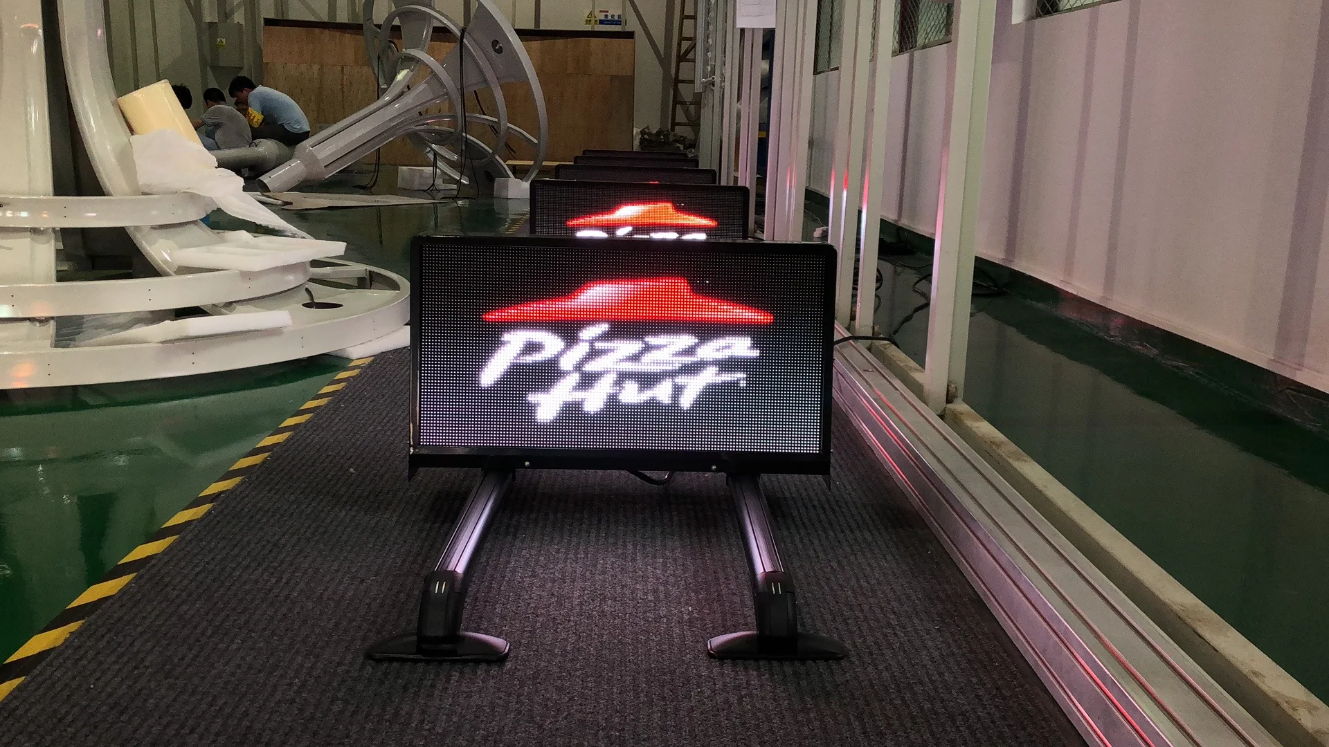 LEDbow P5 Taxi top LED display black color