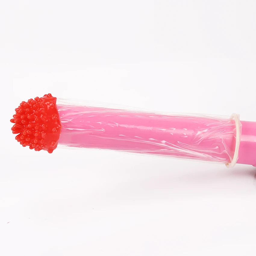 Thin Condom Latex Lubricated Spike Sex Safer Condoms Penis Extender Dotted Cover for Men Power Silicone penis