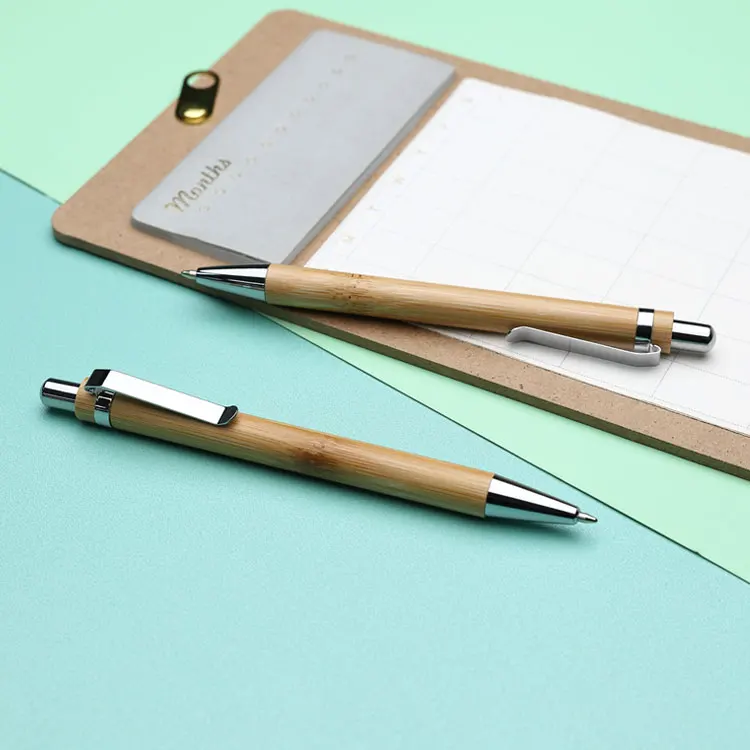 Best selling good quality products normal promotional bamboo ball pen