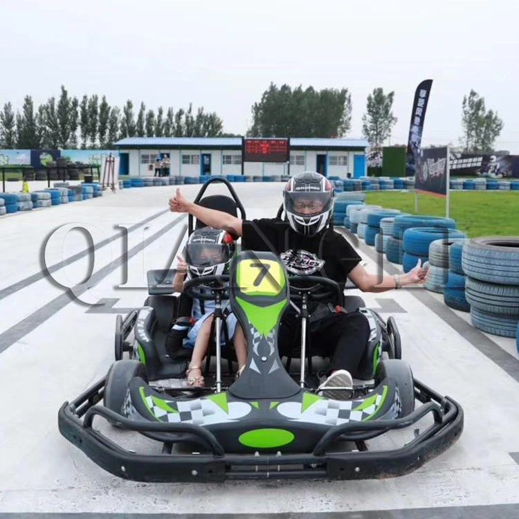 2 seat mini go kart 60V 20AH electric go kart kids battery cheap go karts