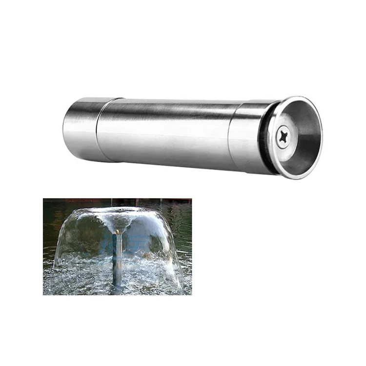 Stainless Fountain Morning Glory Trumpet Flat Lava Fountain Nozzles Accessories