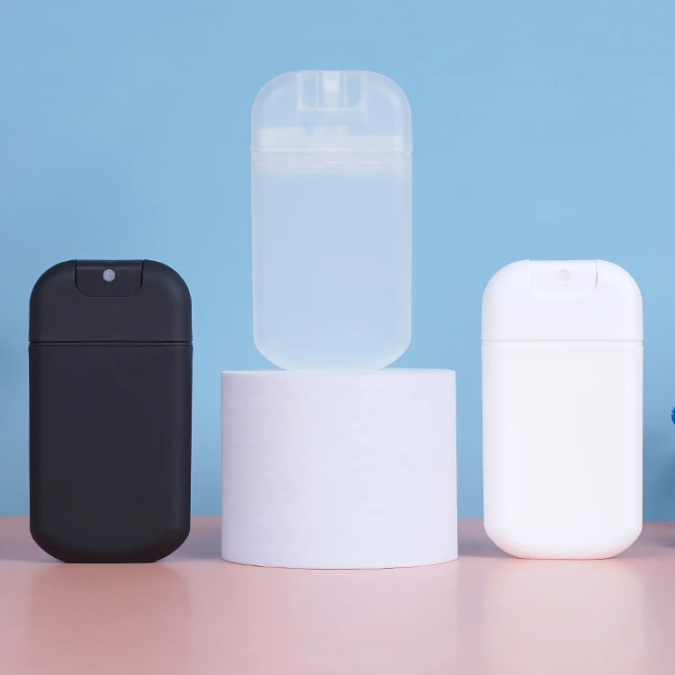 Новый дезинфицирующее средство для рук 20 мл 30 мл 50 мл u-образная форма портативный без уплотнения карман кредитной карты плоский мини-распылитель духи