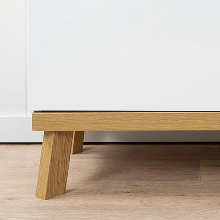 Modern Design Bedroom Furniture Wooden Chest of Drawers with 3 Door Cheap MDF Wooden Chest Drawers Cabinet