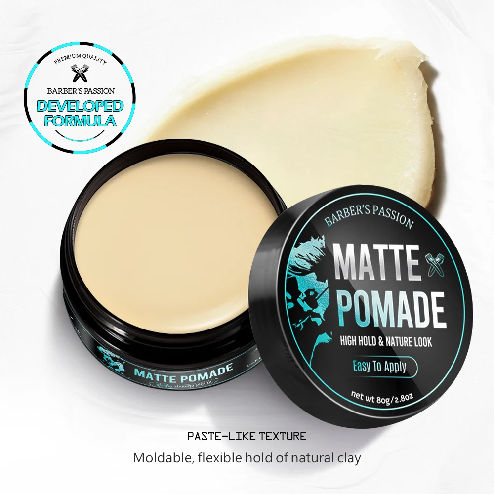 Barberpassion частная марка мужская Матовая паста текстура прочная помада не оставляющая остатков и жирная