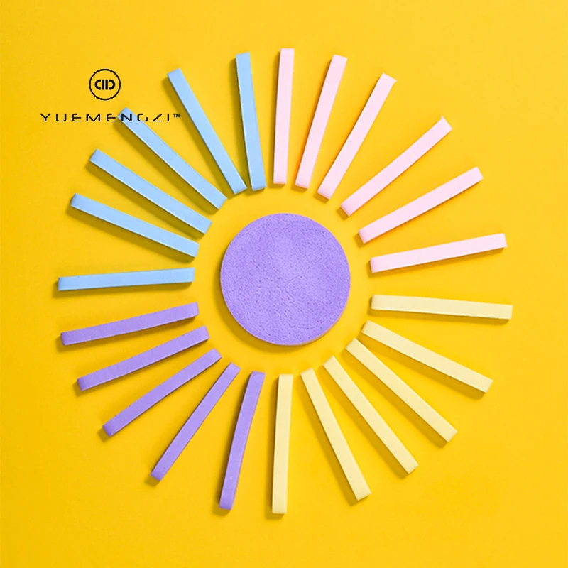 
Hot Disposable Cosmetic Cleaning Sponge Facial Clean Washing Pad Remove Makeup Skin Care Tool Compressed Powder Puff 12pcs/Set 