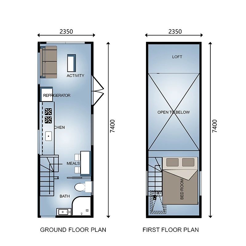 Mountaineer Ready Made Steel Frame Prefab Tiny House With Trailer on Wheels WPC Board Wall