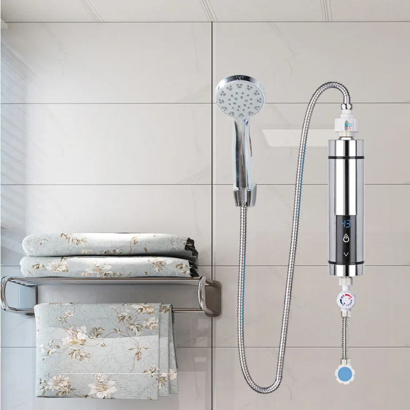 Kitchen and bath dual use instantaneous water heater without water storage