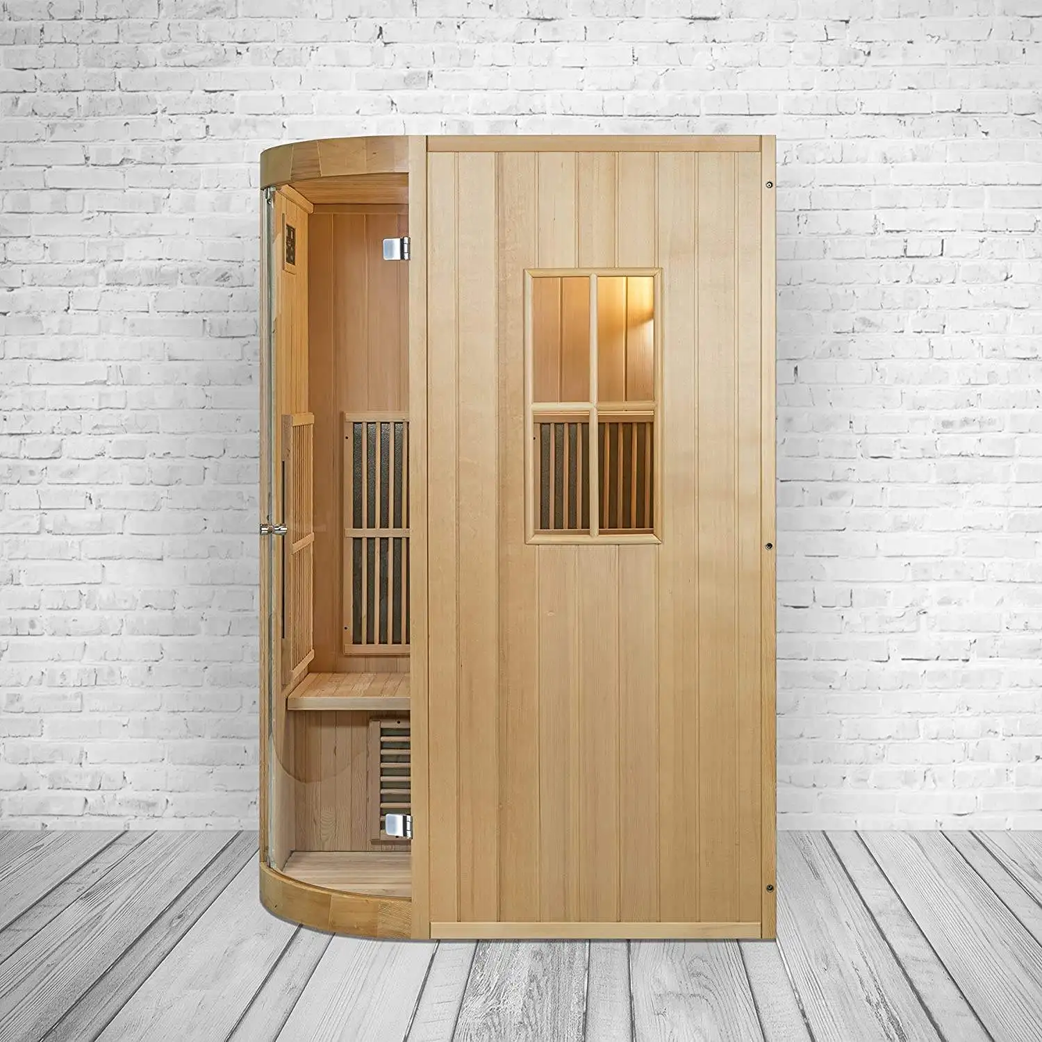 High Quality Wood Indoor Sauna Combination Series Spa Tubs Sauna Rooms Home Dry Steam Sauna Room for 2 People