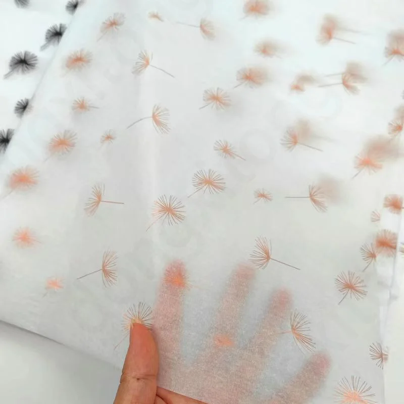 High Quality Luxury Gift Wrapping Paper Customized Printed Logo Specialty Baking Clothing Tissue Wine Shoes Packaging Made Pulp