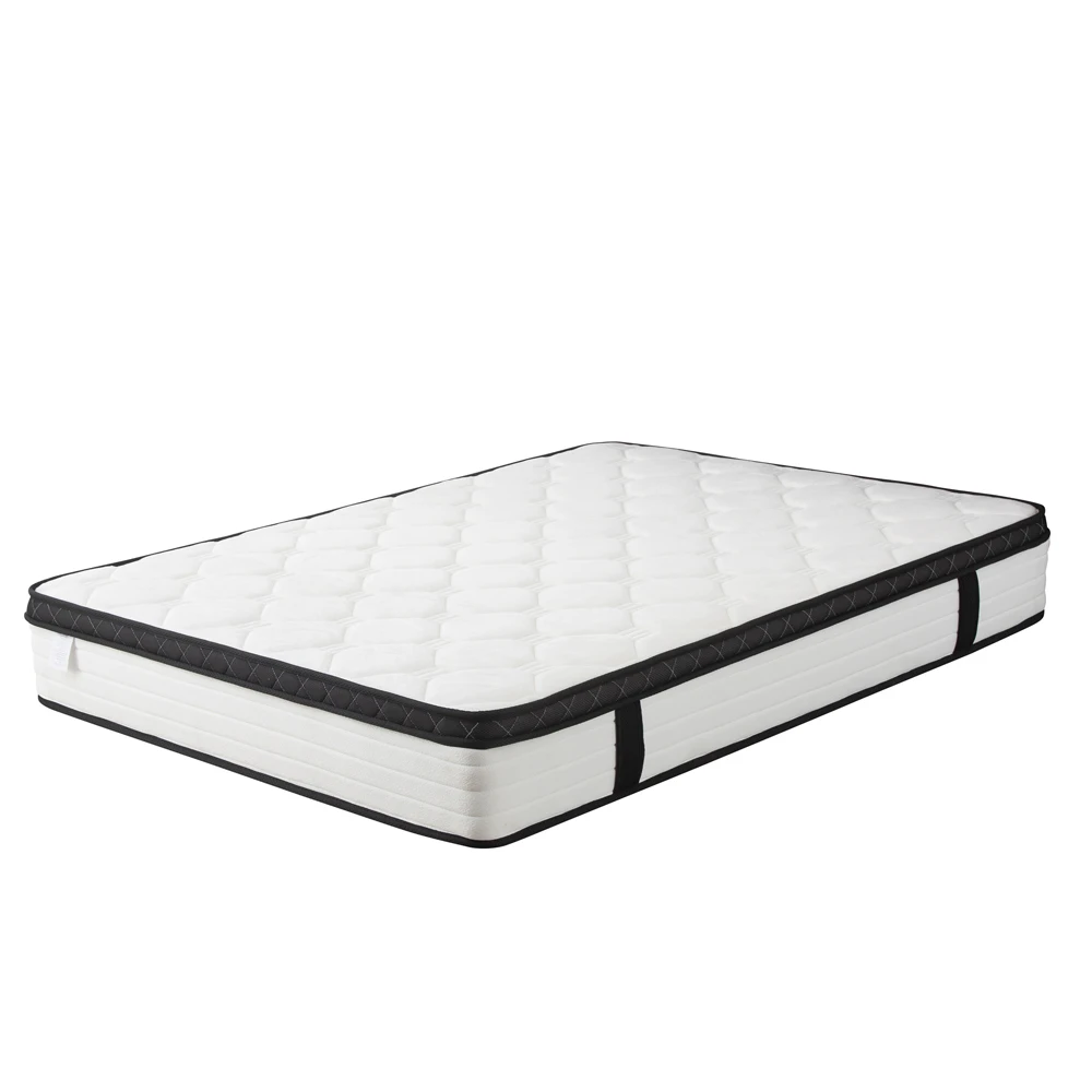 pocket spring memory foam gel mattress for UK market bedroom furniture