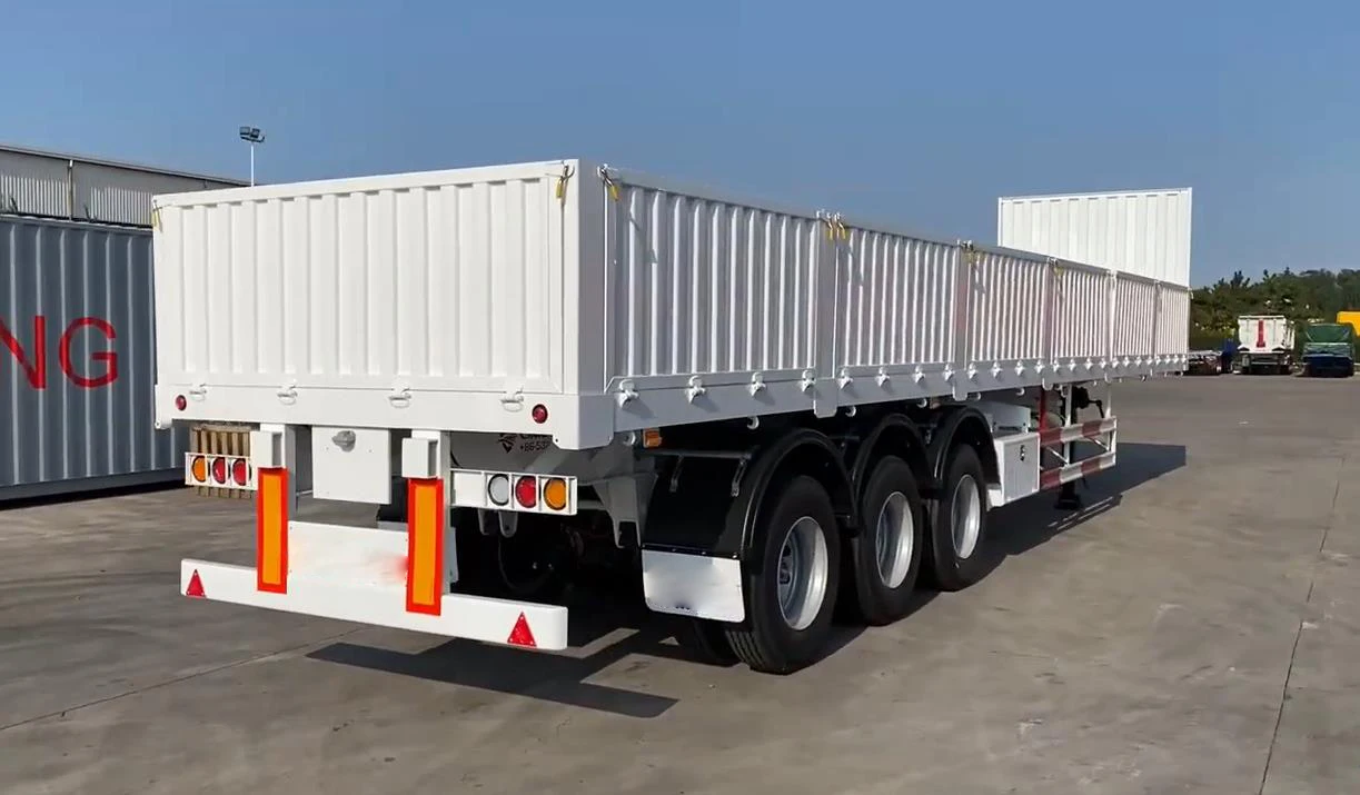 New Transportation Hot Sale King Pin 2Axle 3Axle 40ft Container Shipping Flatbed Semi Trailer in Indonesia