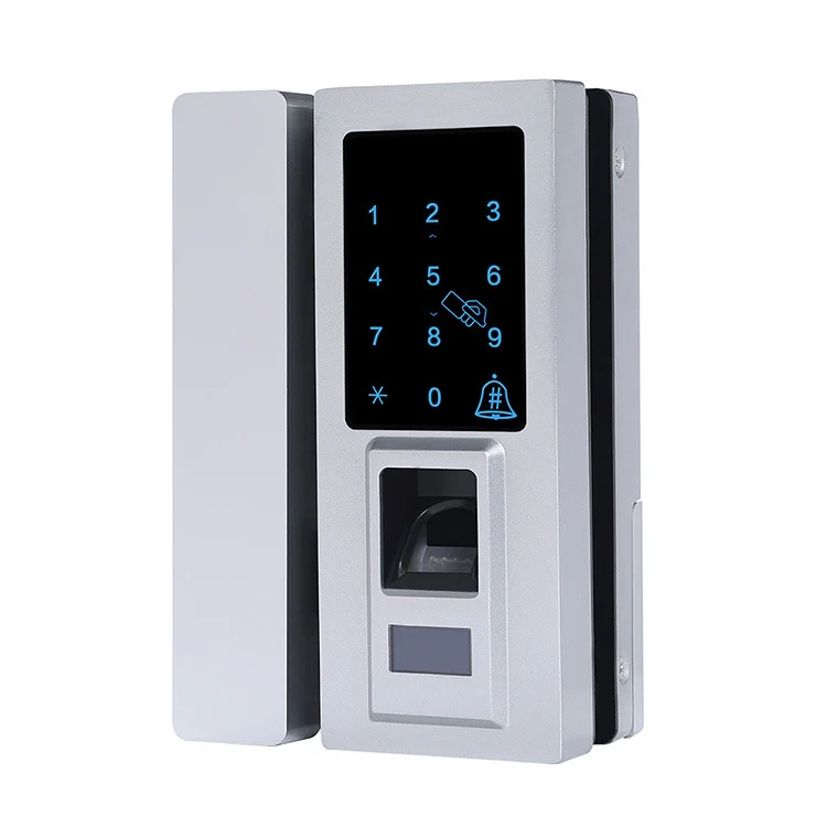 Digital Touch screen Wireless  Smart Card Fingerprint Glass Door Lock