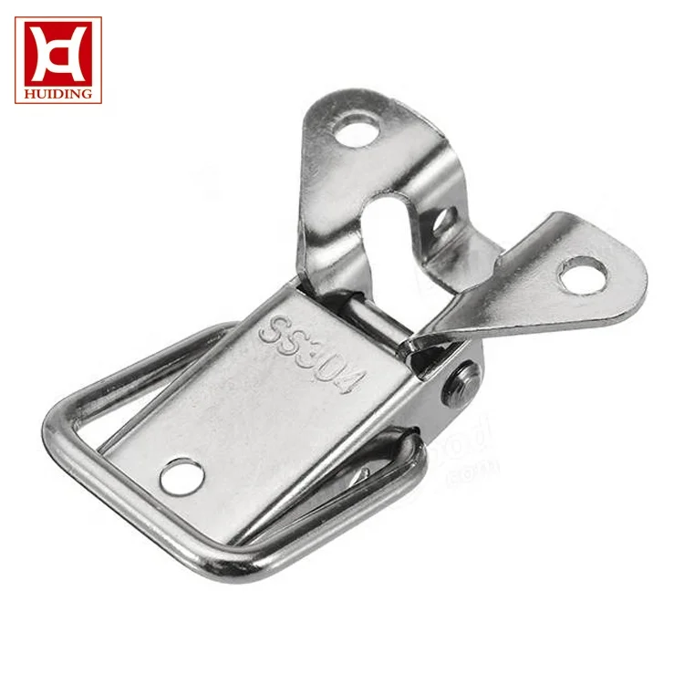 Hot Selling Custom Mini Stainless Steel Iron Toolbox Toggle Draw Catch Latch 90 degree For Seaside Showcase