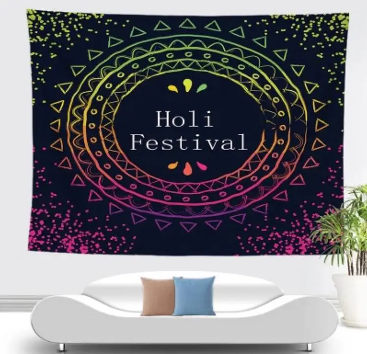 Customized Muslim Ramadan Tapestry Middle East Islamic Ramadan Castle Printed Tapestry