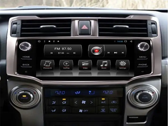 2023 Hot sale Android 10 wireless carplay android auto car GPS navigation for toyota4 runner android gps navigation player