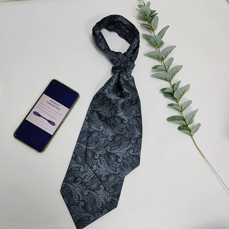 Wholesale Fashion silk mens  Jacquard Ties silk cravat  for Business Party OEM  Service Product