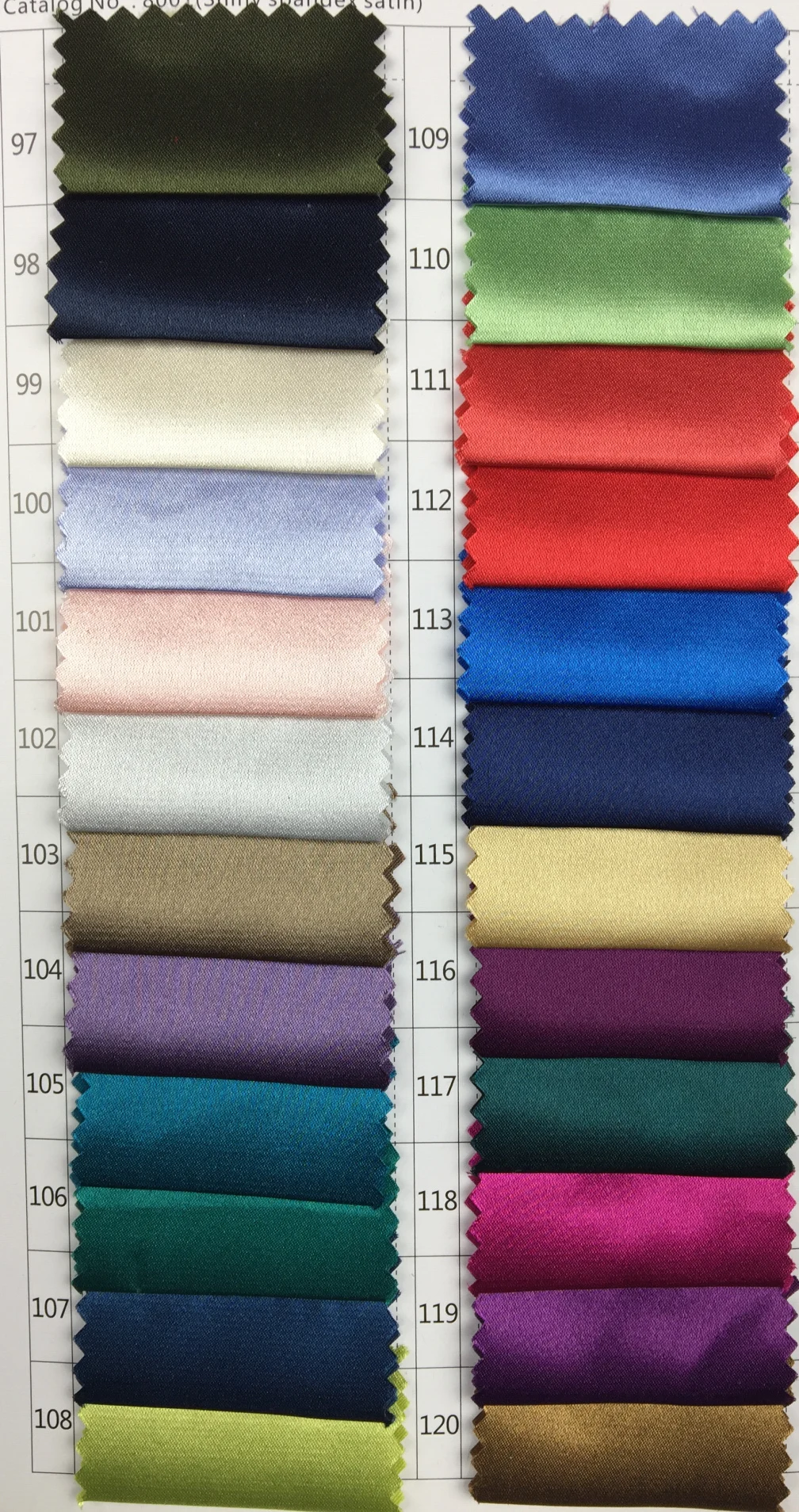 100% polyester shiny matt satin fabric