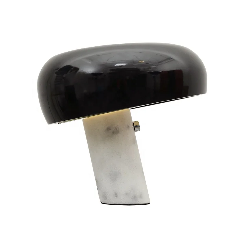 Classic Marble Bedroom Bedside Table Lamp Study Decorative Mushroom Table Lamp Nordic Living Room Table Lamp